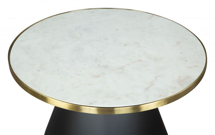 Nuclear Coffee Table - White, Gold & Black