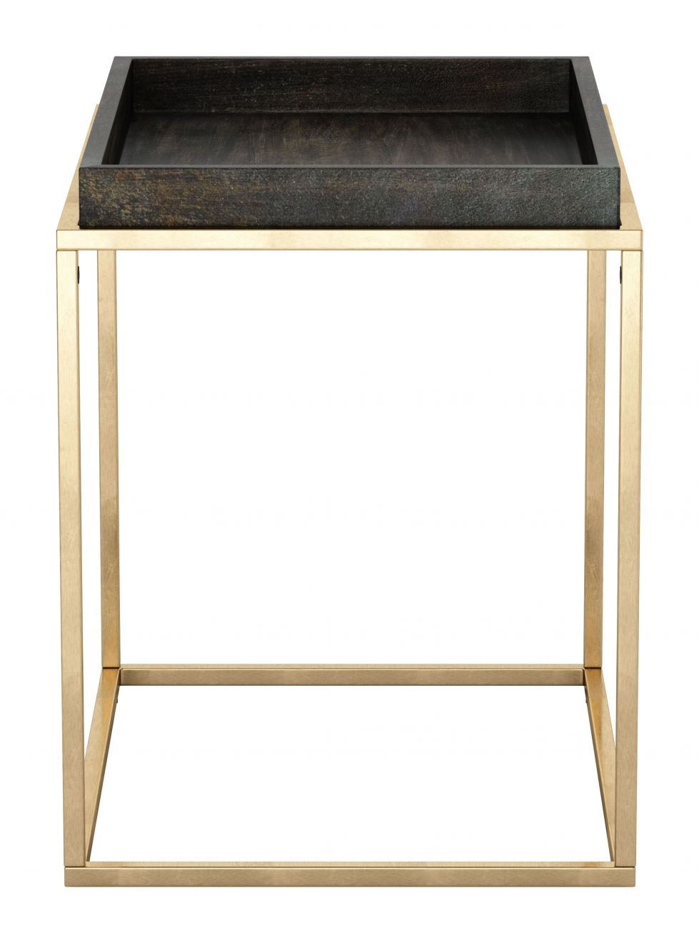 Jahre Side Table Black & Brass