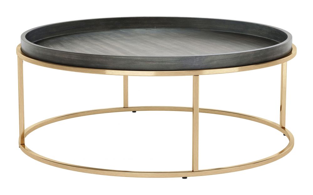 Jahre Coffee Table Black & Brass