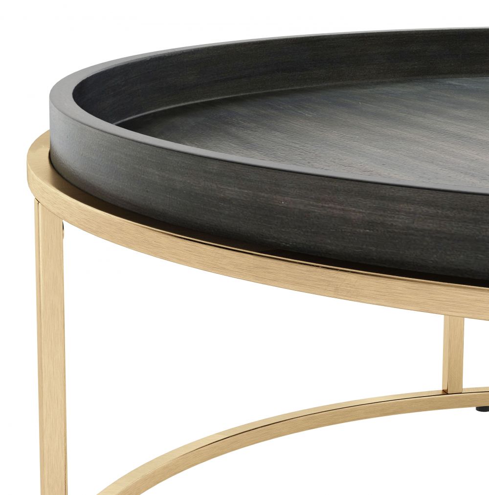 Jahre Coffee Table Black & Brass