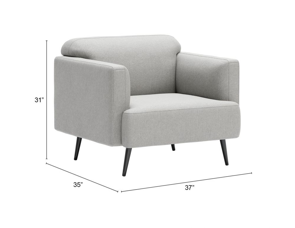 Amsterdam Armchair - Light Gray