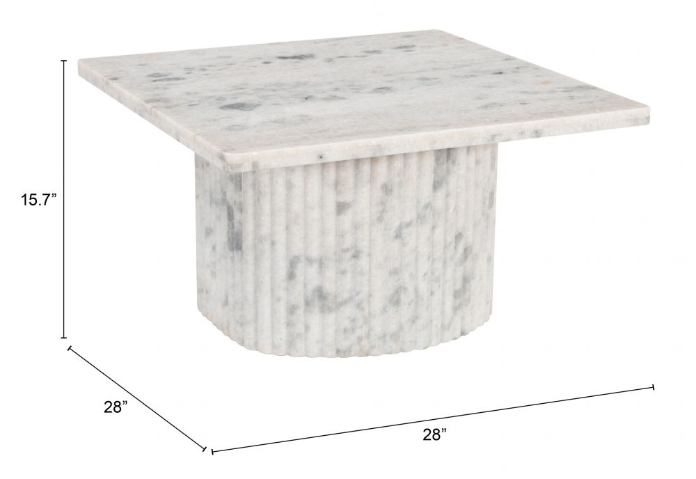 Irham Coffee Table - Marble Stone