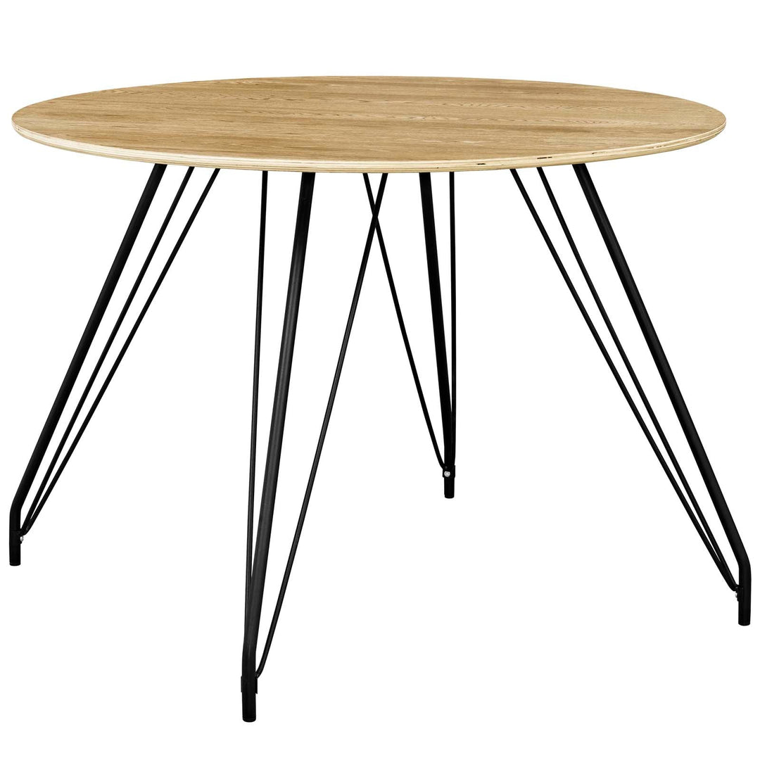 Satellite Circular Dining Table in Natural