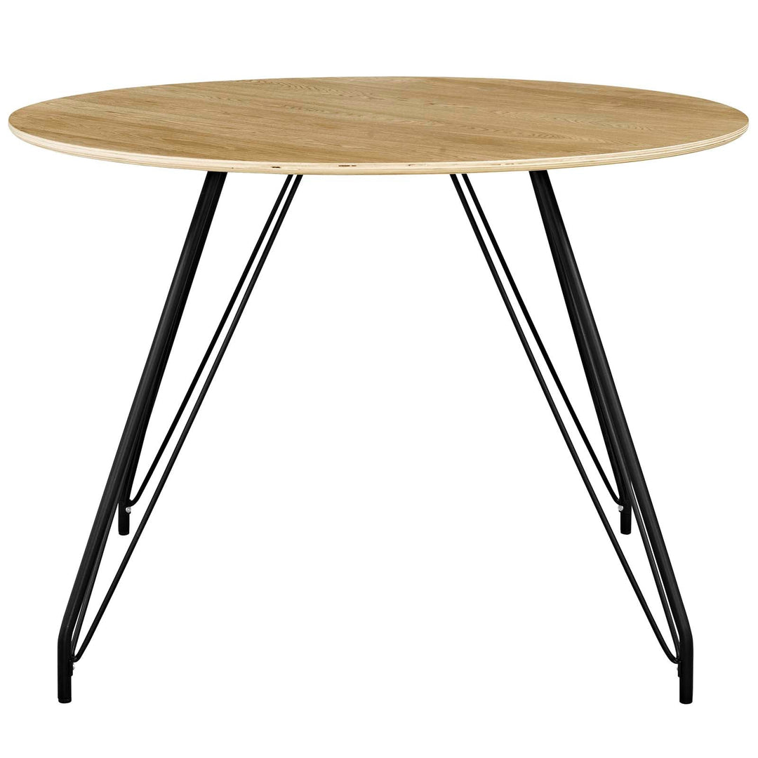 Satellite Circular Dining Table in Natural