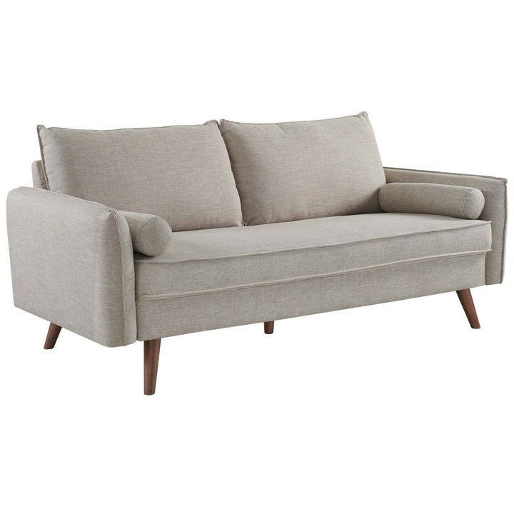 Revive Upholstered Fabric Lawson Sofa - Beige