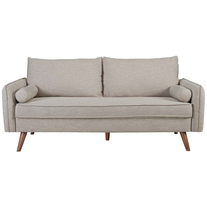 Revive Upholstered Fabric Lawson Sofa - Beige