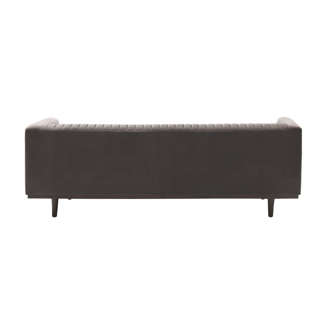 Sage Sofa - Stone Grey Velvet