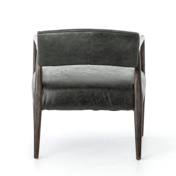 Hampton Swivel Chair Modern Velvet Smoke