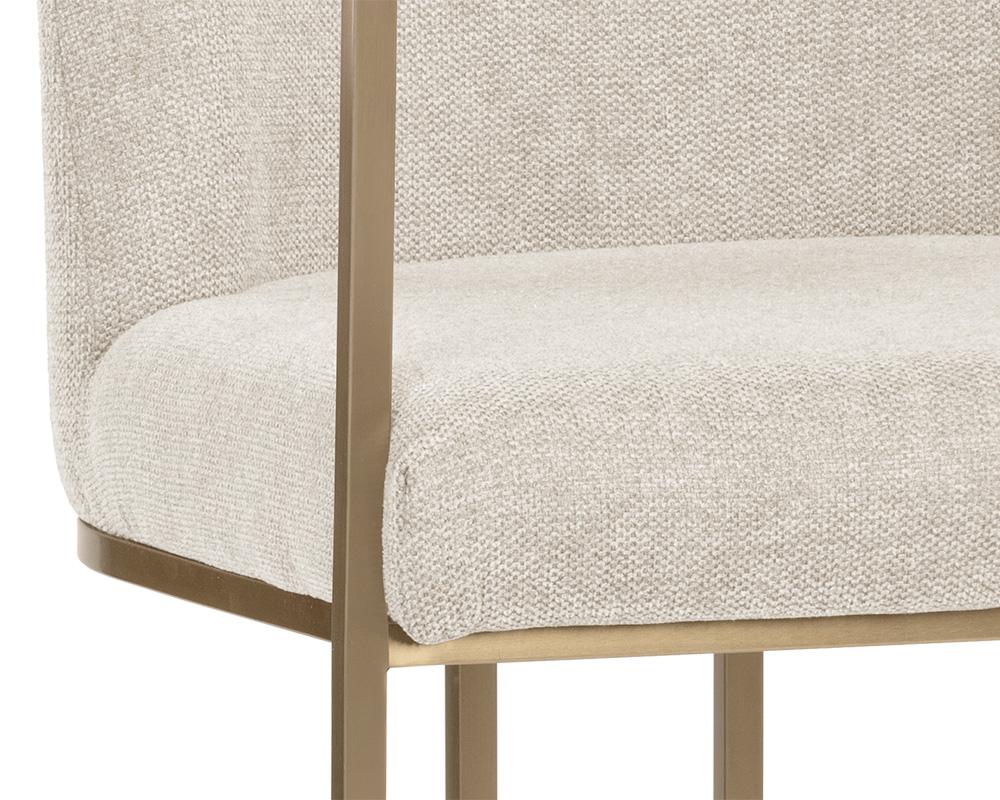 Rayla Dining Armchair - Belfast Oatmeal