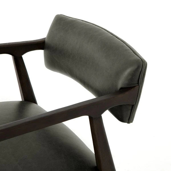 Hampton Swivel Chair Modern Velvet Smoke