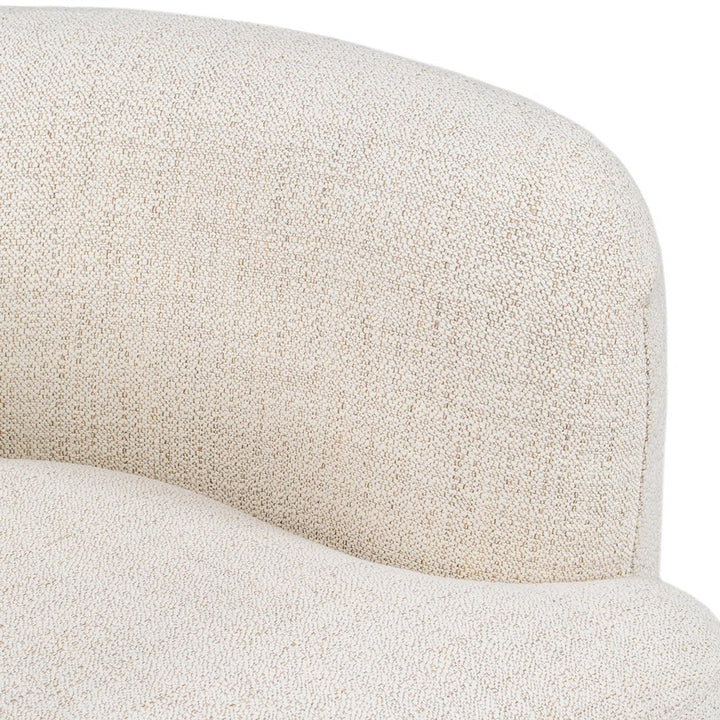 Cozy Boucle Accent Chair - Cream